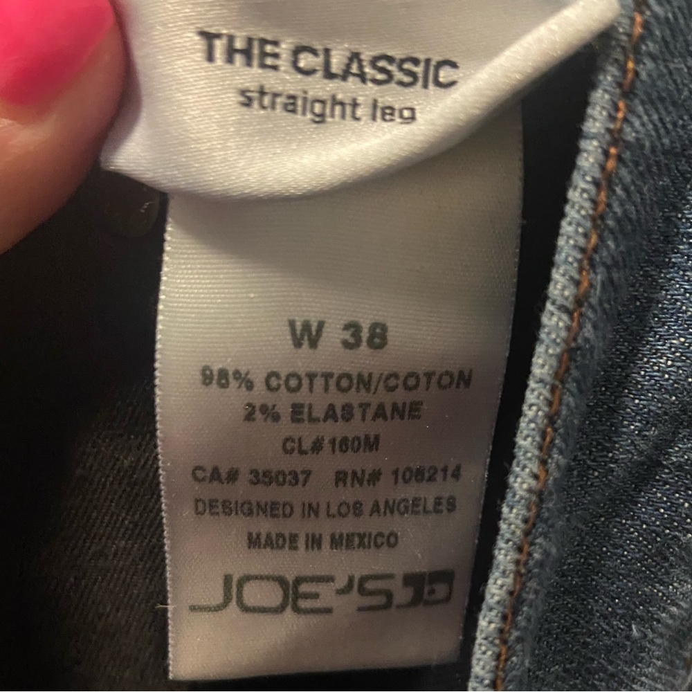 Mens Joe’s Jeans_Classic Straight Leg_size 38/35inseam, extra long - Picture 8 of 8